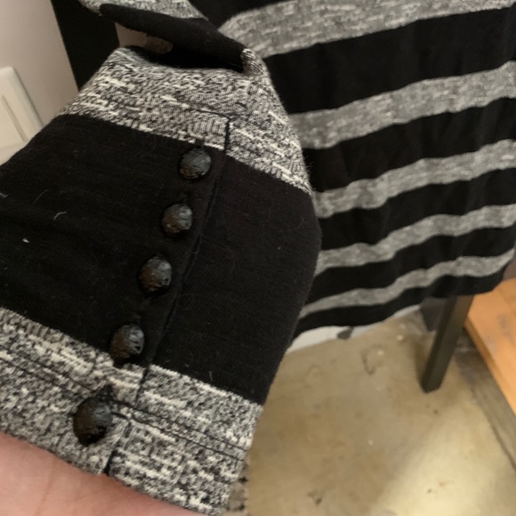 J crew tunic dress - XS grey and black - Picture 3 of 4
